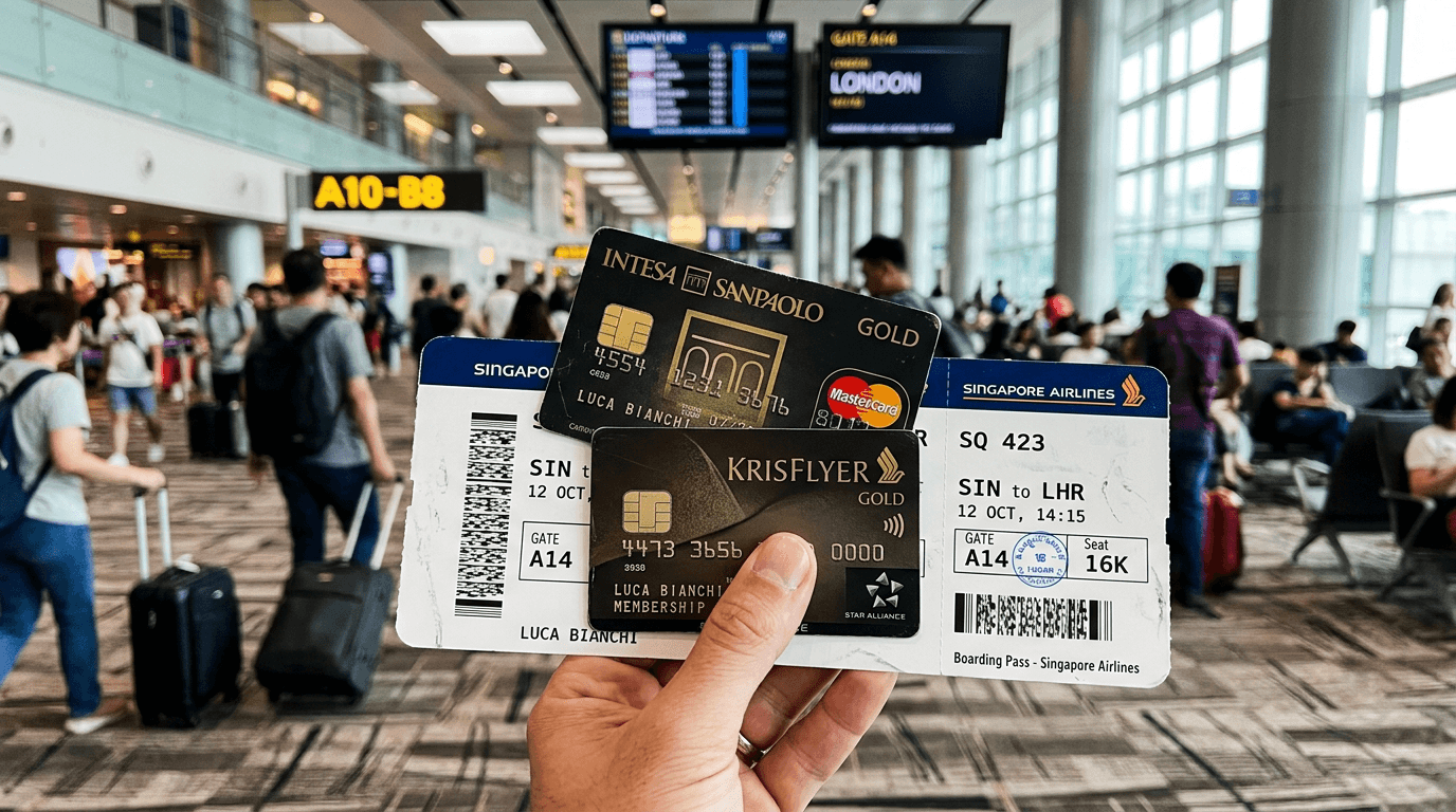 Quale carta di credito italiana accumula miglia Singapore Airlines KrisFlyer? La guida tattica per il 2026
