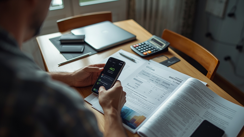 Confronto tra conto deposito e BTP su smartphone e documenti cartacei