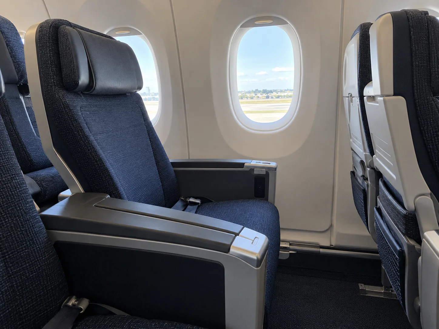 Sedile premium economy World Traveller Plus di British Airways